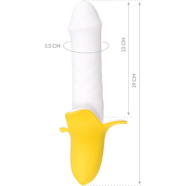 Пульсатор в форме банана B-nana - 19 см. Фотография 4.