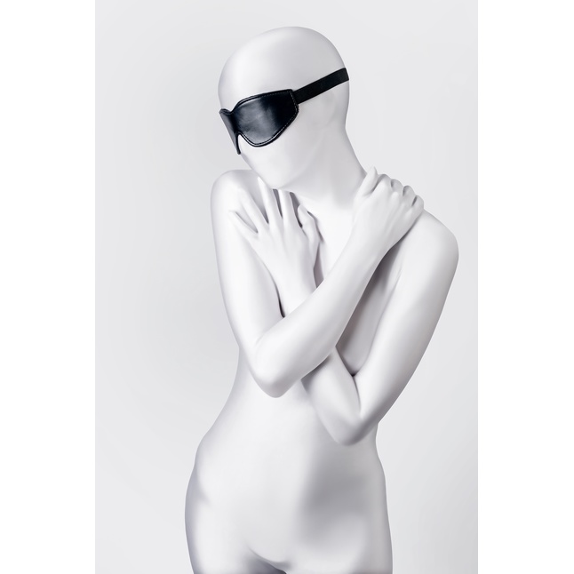 Черная маска Anonymo из искусственной кожи - Anonymo. Фотография 2.