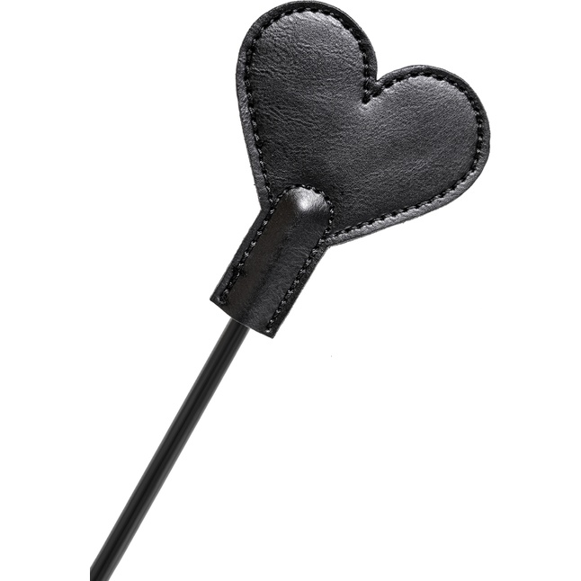Черный стек со шлепком в форме сердца Anonymo - 35 см - Anonymo. Фотография 7.