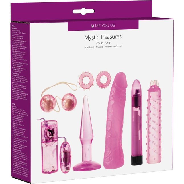 Розовый вибронабор Mystic Treasures Couples Kit. Фотография 2.