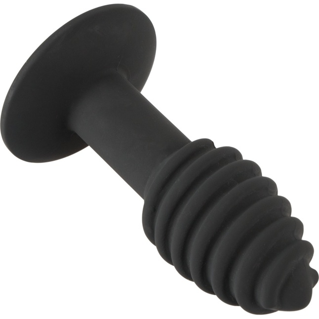 Черная анальная вибропробка Twist Butt Plug - 10,7 см - You2Toys. Фотография 4.