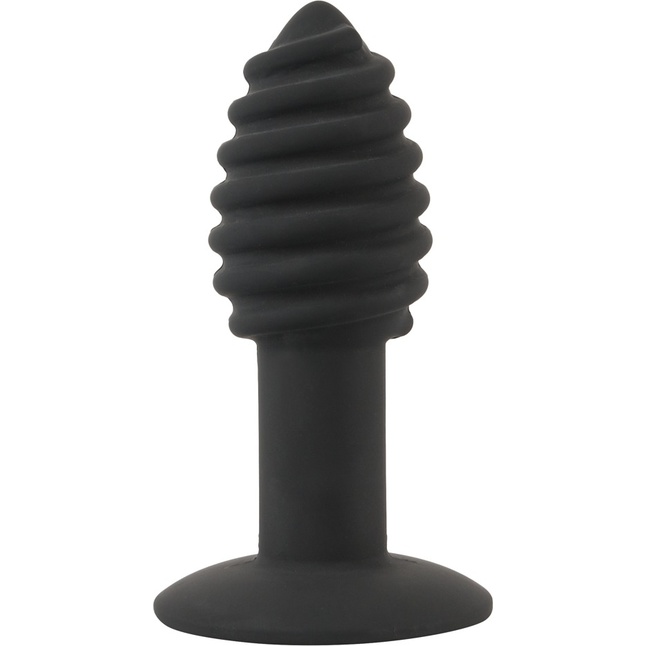 Черная анальная вибропробка Twist Butt Plug - 10,7 см - You2Toys