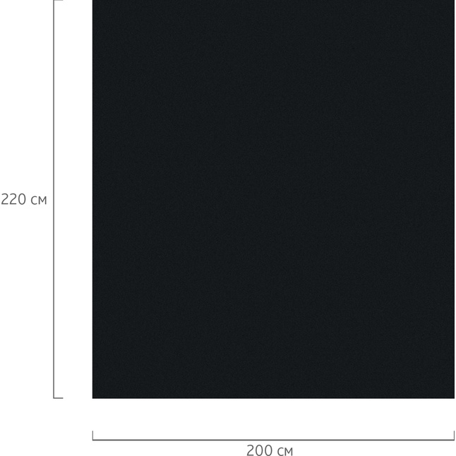 Черная простыня для секса из ПВХ - 220 х 200 см - Black Red. Фотография 3.