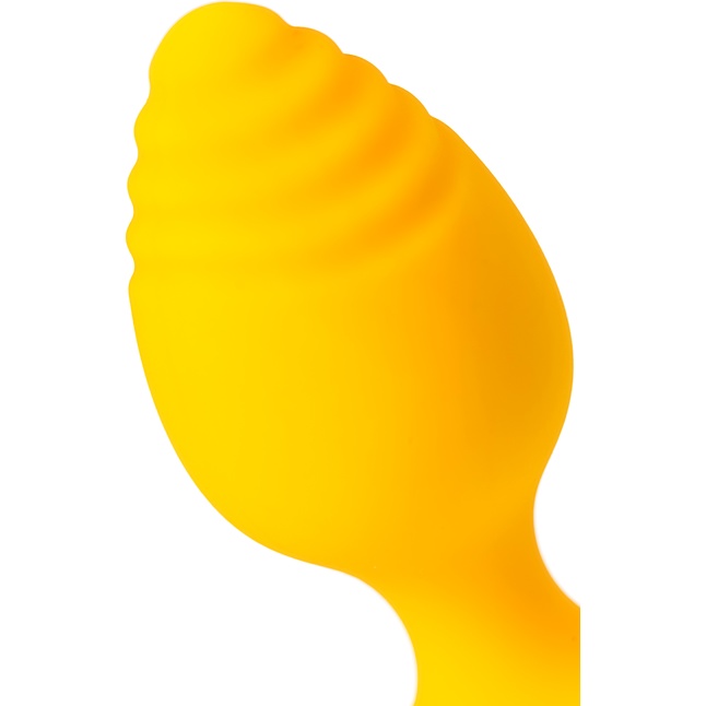 Желтая анальная втулка Riffle - 7,5 см - ToDo. Фотография 9.