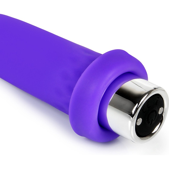 Фиолетовый вибростимулятор в форме зайчика - 10,5 см - COSMO ORGASM. Фотография 3.