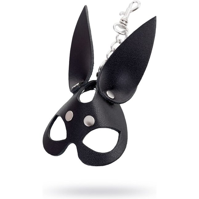 Кожаный брелок в виде маски зайца - BDSM accessories. Фотография 2.