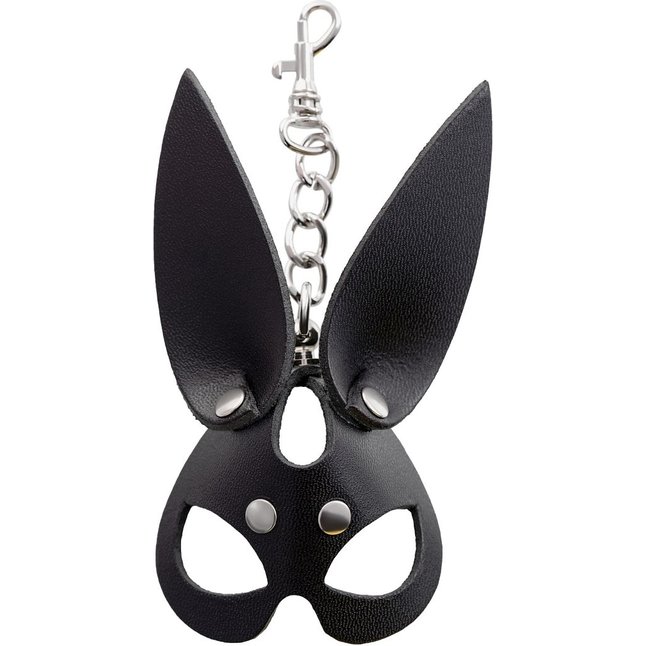 Кожаный брелок в виде маски зайца - BDSM accessories. Фотография 3.