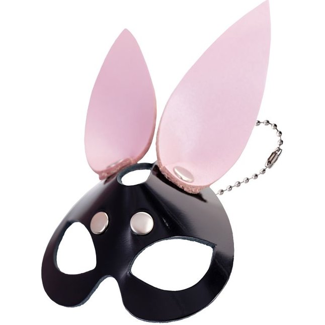Кожаный брелок в виде маски зайчика - BDSM accessories. Фотография 2.