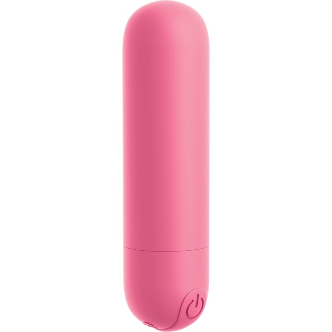 Розовая вибропуля #Play Rechargeable Bullet - OMG!. Фотография 3.