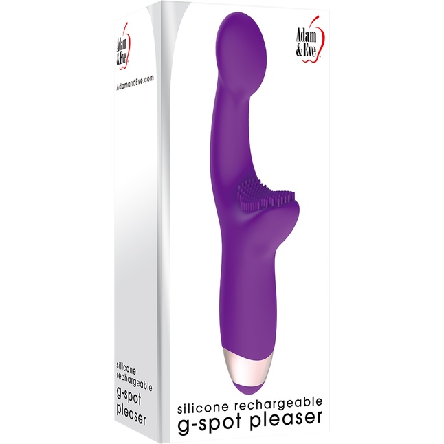 Фиолетовый массажёр для G-точки G-Spot Pleaser - 19 см. Фотография 2.