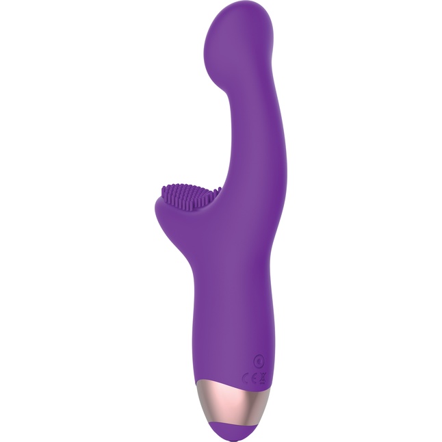 Фиолетовый массажёр для G-точки G-Spot Pleaser - 19 см. Фотография 4.