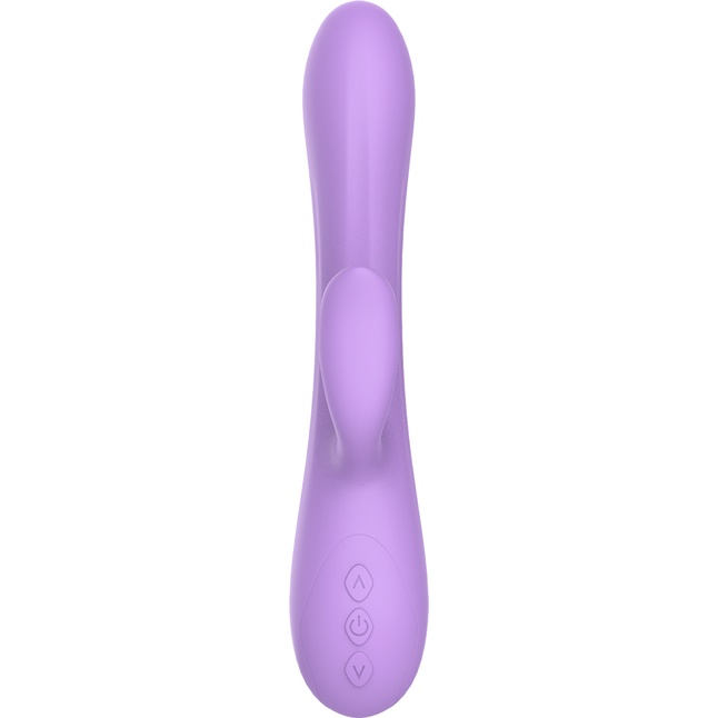 Фиолетовый вибратор-кролик Purple Rain - 23 см - The Candy Shop. Фотография 3.