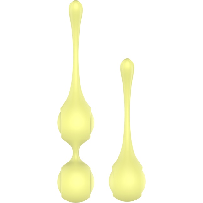 Набор желтых вагинальных шариков Lemon Squeeze - The Candy Shop. Фотография 3.