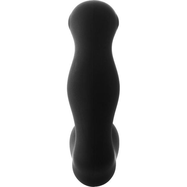 Черный вибромассажер простаты FantASStic Vibrating Prostate Massager - 11,3 см - Fantasstic. Фотография 7.