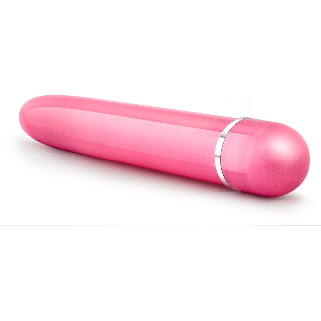 Розовый тонкий классический вибратор Slimline Vibe - 17,8 см - Sexy Things. Фотография 2.