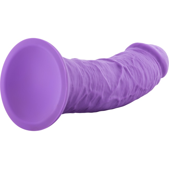 Фиолетовый реалистичный фаллоимитатор Jammy - 20,3 см - Ruse. Фотография 5.