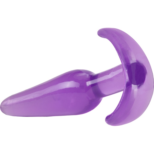 Фиолетовая анальная пробка в форме якоря Slim Anal Plug - 10,8 см - B Yours. Фотография 4.