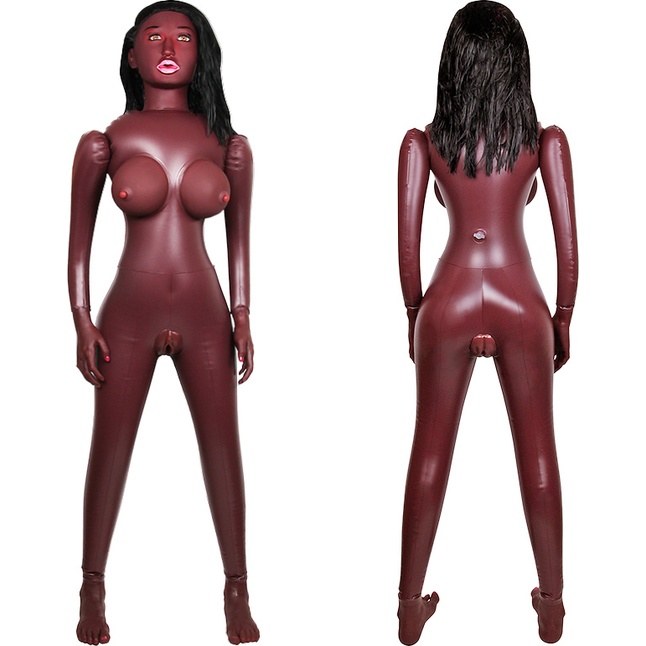 Темнокожая надувная секс-кукла с вибрацией Лионелла - EROWOMAN-EROMAN. Фотография 2.