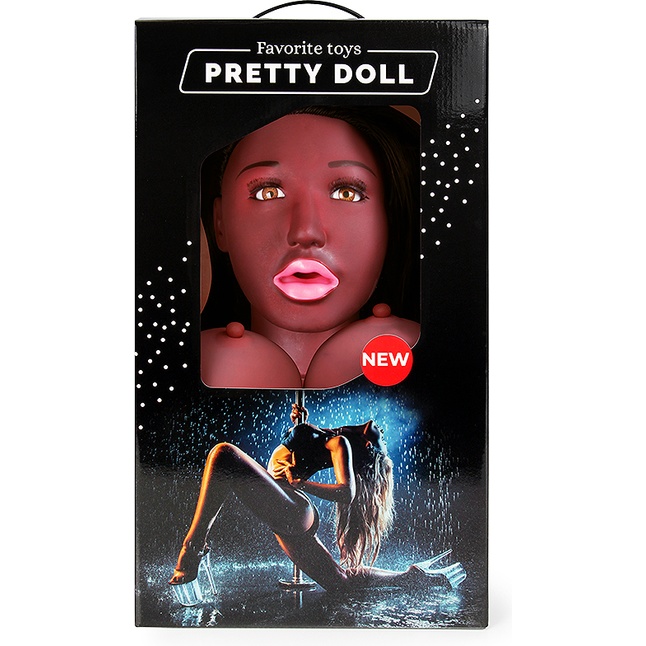 Темнокожая надувная секс-кукла с вибрацией Лионелла - EROWOMAN-EROMAN