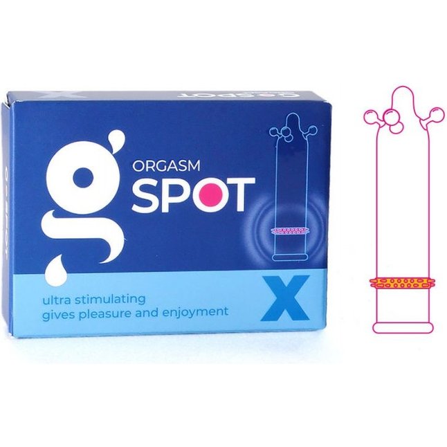Стимулирующая насадка G-Spot X - Sitabella condoms