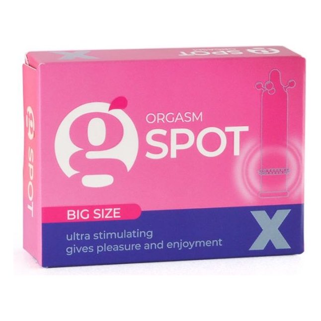 Стимулирующая насадка G-Spot X Big size - Sitabella condoms. Фотография 3.