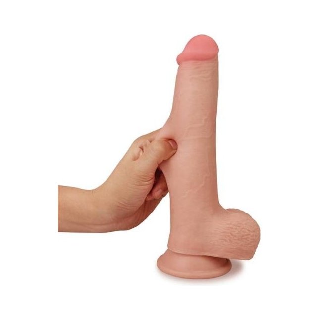 Телесный фаллоимитатор Skinlike Soft Cock 8 - 24 см. Фотография 2.
