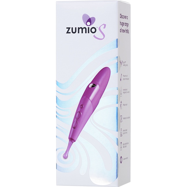 Фиолетовый стимулятор клитора с ротацией Zumio S. Фотография 6.