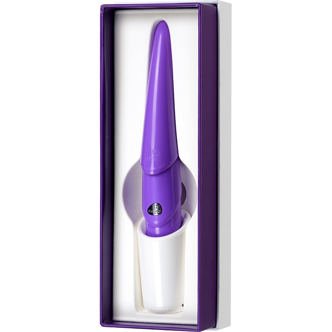 Фиолетовый стимулятор клитора с ротацией Zumio S. Фотография 9.