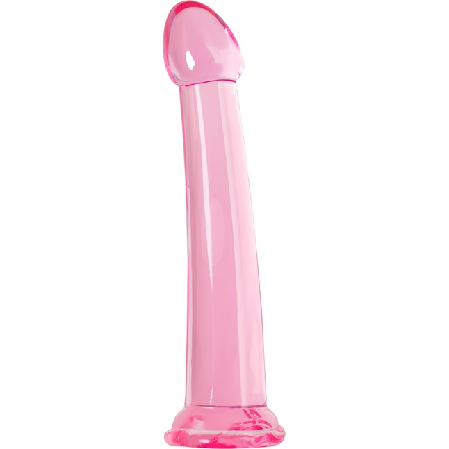 Розовый нереалистичный фаллоимитатор Jelly Dildo XL - 22 см