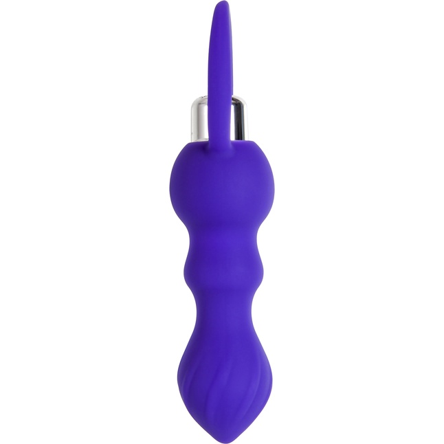 Фиолетовая анальная вибровтулка Curvy - 14 см - ToDo. Фотография 6.