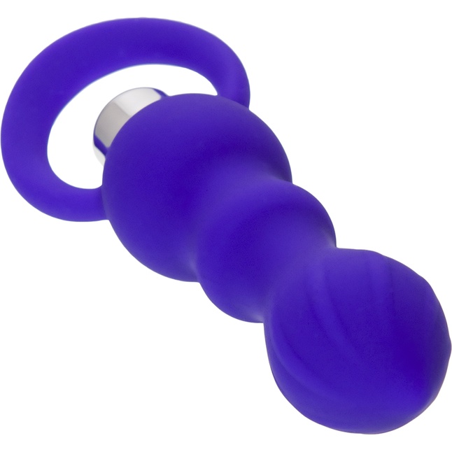 Фиолетовая анальная вибровтулка Curvy - 14 см - ToDo. Фотография 7.