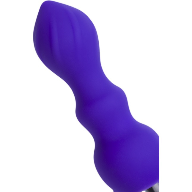 Фиолетовая анальная вибровтулка Curvy - 14 см - ToDo. Фотография 8.