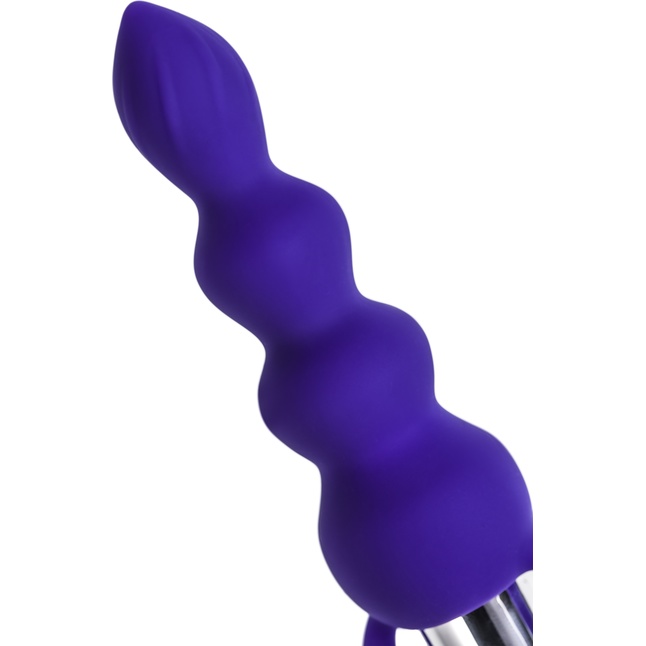 Фиолетовая анальная вибровтулка Twisty - 14 см - ToDo. Фотография 7.