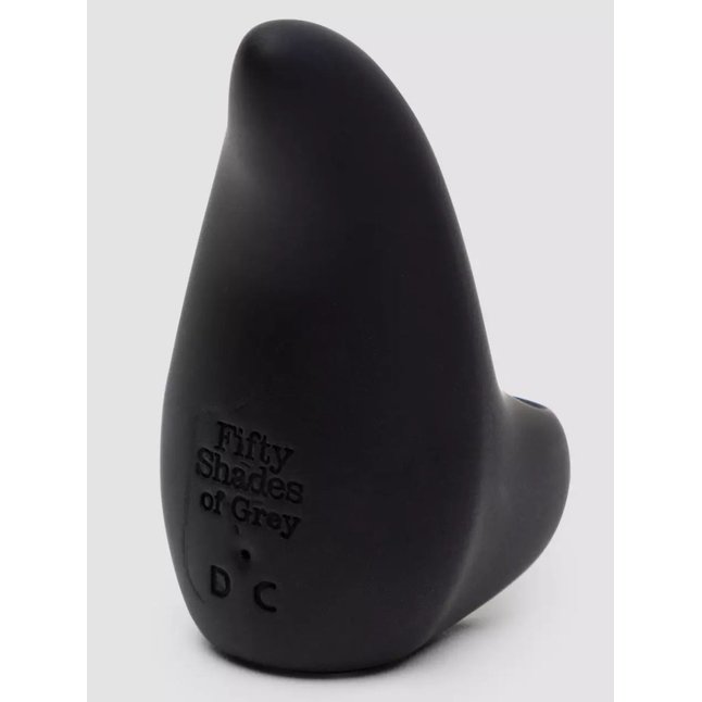 Черный вибратор на палец Sensation Rechargeable Finger Vibrator - Fifty Shades of Grey
