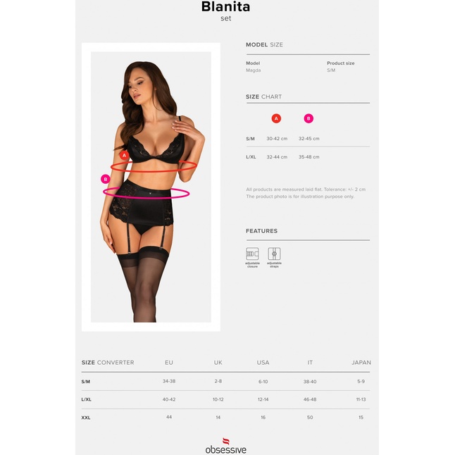 Эффектный кружевной комплект Blanita - Sexy. Фотография 7.