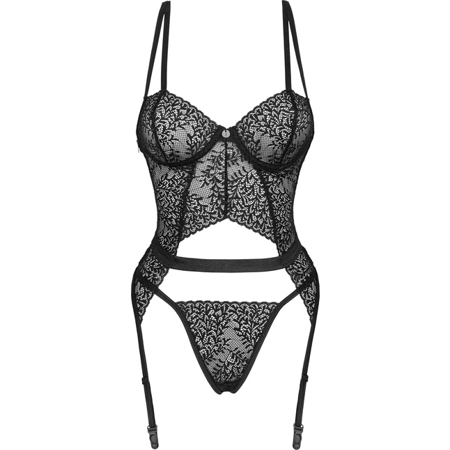 Соблазнительный кружевной корсаж Yaskana - Sexy. Фотография 5.