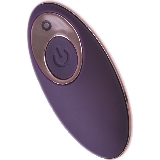 Фиолетовое виброяйцо с имитацией фрикций Bumpy. Фотография 4.