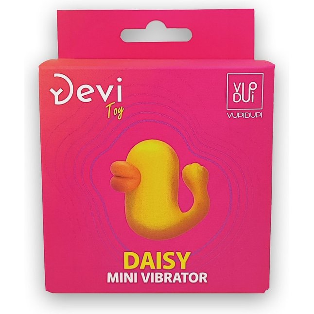 Мини-вибратор в форме уточки Mini Vibrator Daisy - VupiDupi. Фотография 3.