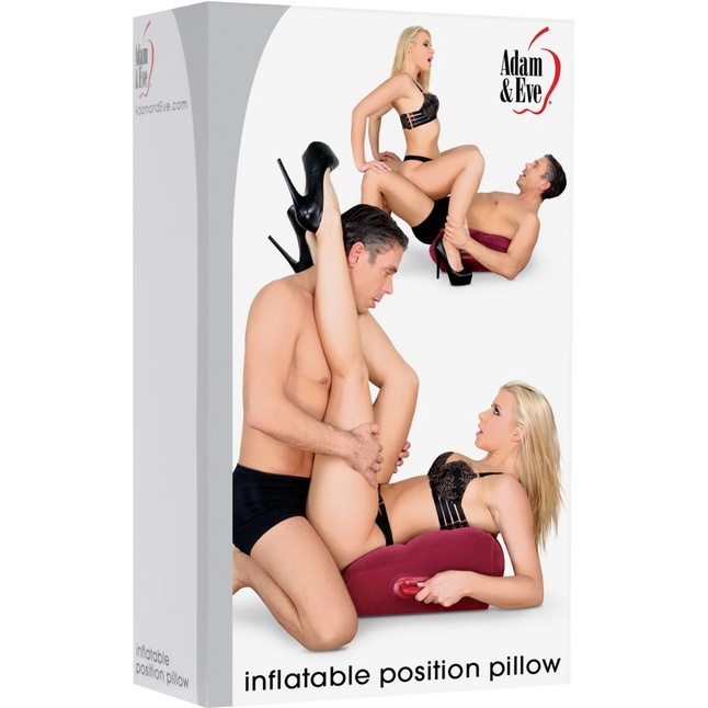 Надувная секс-подушка с ручками Inflatable Position Pillow. Фотография 3.