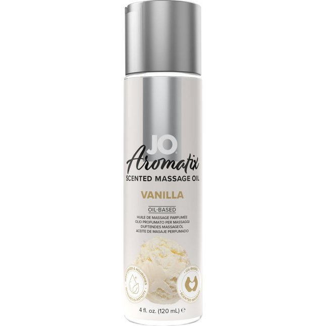 Массажное масло JO Aromatix Massage Oil Vanilla с ароматом ванили - 120 мл