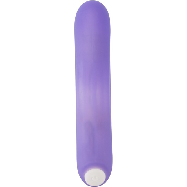 Фиолетовый мини-вибратор Flashing Mini Vibe - 15,2 см - You2Toys. Фотография 5.
