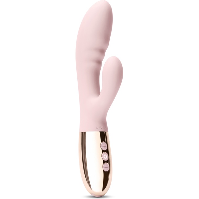 Нежно-розовый вибромассажер-кролик Blend - 20,2 см