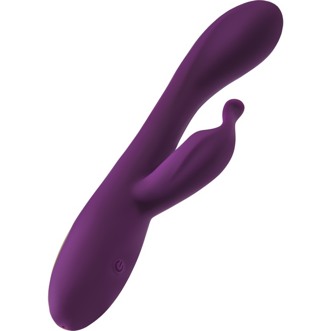 Фиолетовый вибратор-кролик G-Spotter - 19,5 см