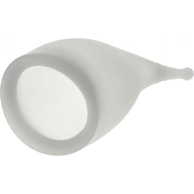 Белая менструальная чаша Vital Cup S. Фотография 3.