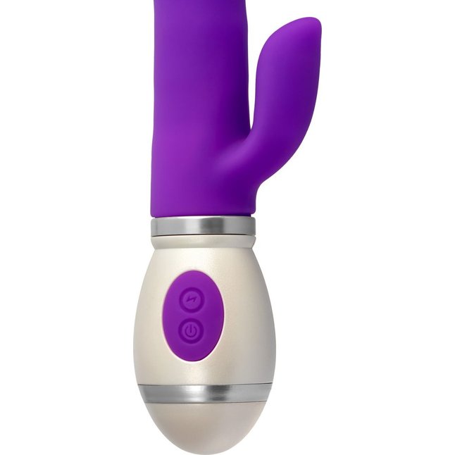 Фиолетовый вибратор-кролик Miss Jessy - 18,5 см. Фотография 5.