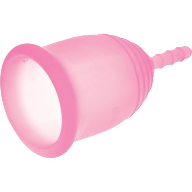 Розовая менструальная чаша Clarity Cup L. Фотография 3.