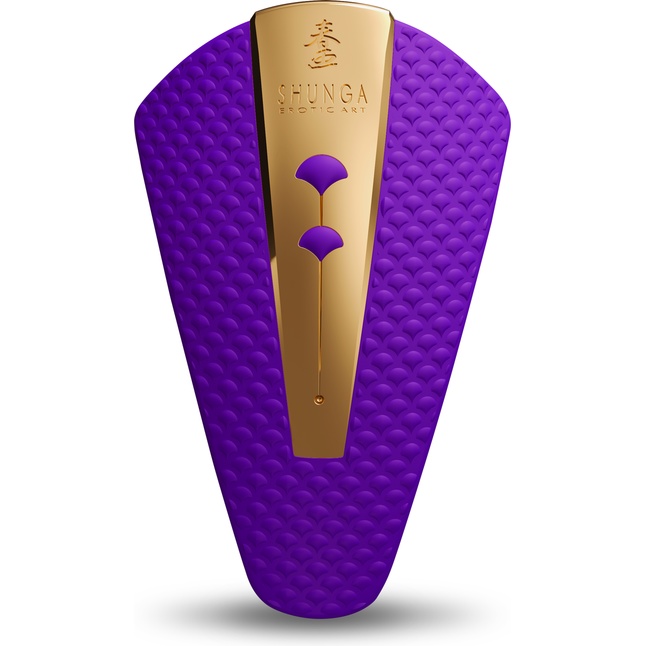 Фиолетовый клиторальный вибростимулятор OBI - Shunga Vibes
