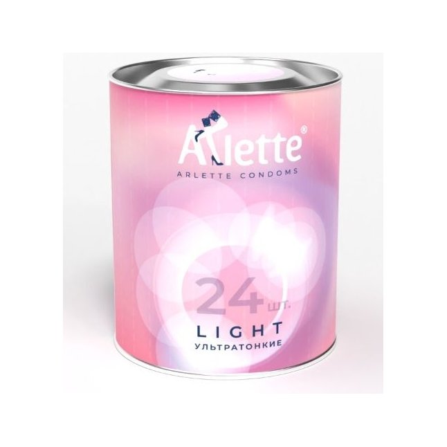 Ультратонкие презервативы Arlette Light - 24 шт