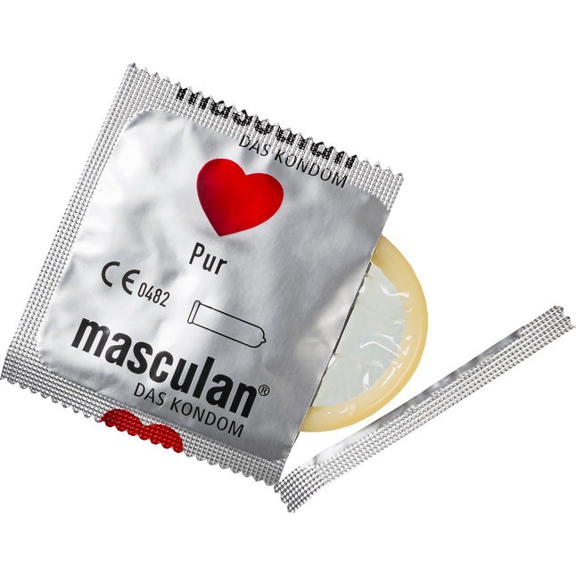 Супертонкие презервативы Masculan Pur - 3 шт. Фотография 6.