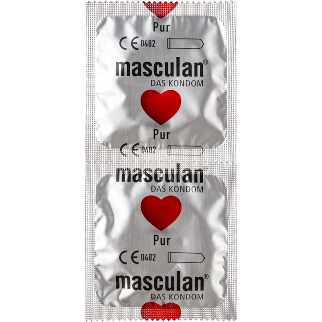 Супертонкие презервативы Masculan Pur - 10 шт. Фотография 3.